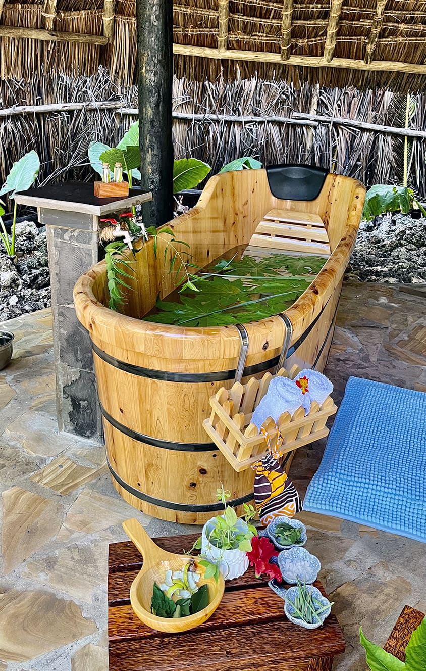 The Herb Bath at Bustani Spa: What Is Actually in the Water