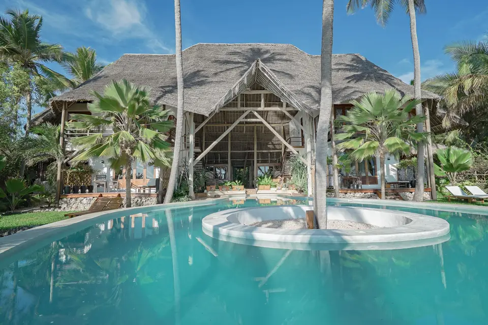 Asili House Gesamtansicht der Villa – Boutique Hotel Matlai Sansibar