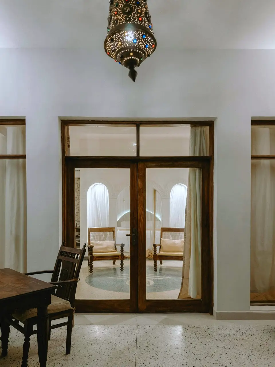 Zimmer Jua Nachtansicht – Villa Kidosho Sansibar