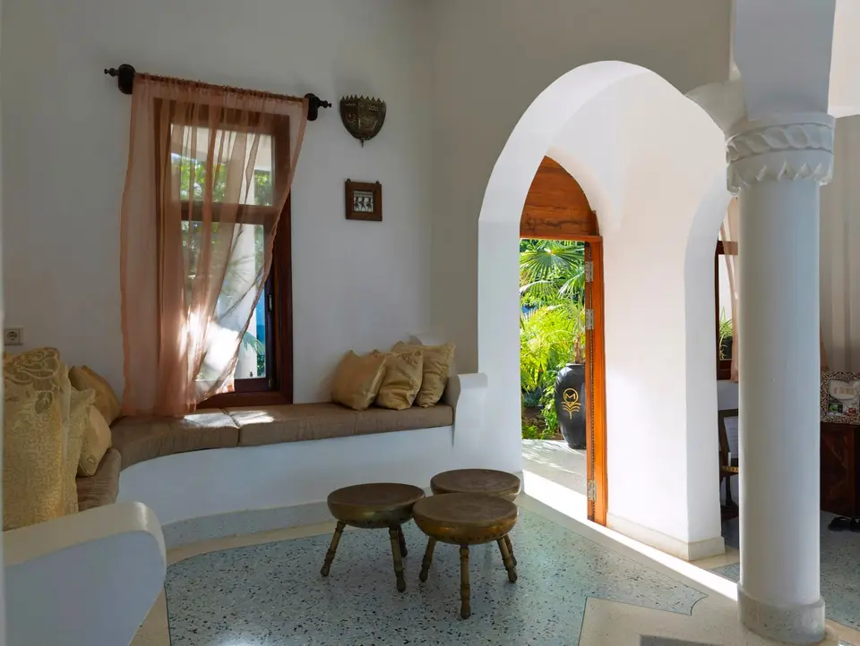 Villa Kidosho Lounge-Eingang – Arabischer Stone-Town-Stil, Sansibar